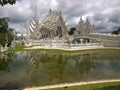 Architecture. Wat Rong Khun Thai: Ã Â¸Â§Ã Â¸Â±Ã Â¸âÃ Â¸Â£Ã Â¹ËÃ Â¸Â­Ã Â¸â¡Ã Â¸âÃ Â¸Â¸Ã Â¹ËÃ Â¸â¢, White Temple in Chiang Rai Province, Thailand